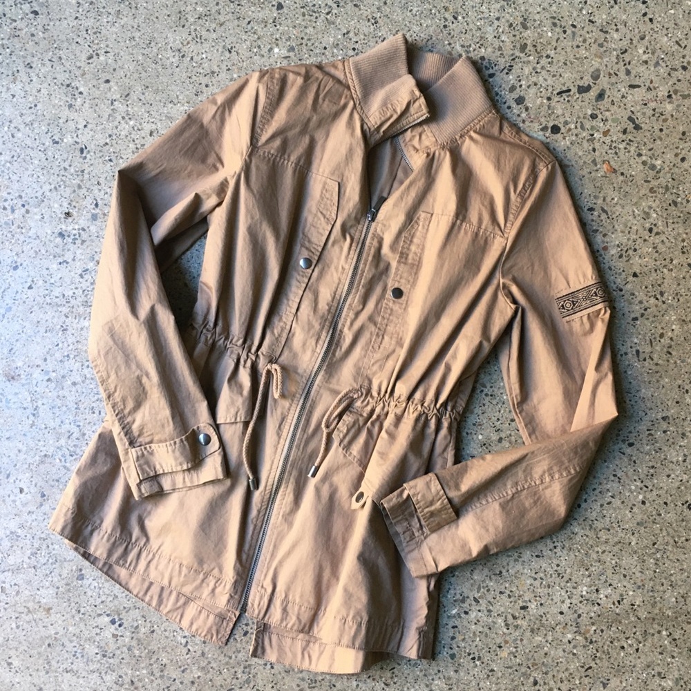 SOLD Tan Utility Jacket